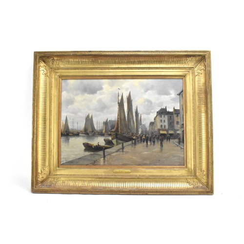 Henry Malfroy Alfroy (1895-1944) An oil on canvas entitled 'Port de ...