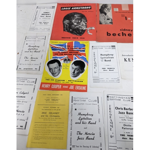 168 - A group of late 1950s and 1960s motor racing, motor cycling, music and jazz programmes, and others, ... 