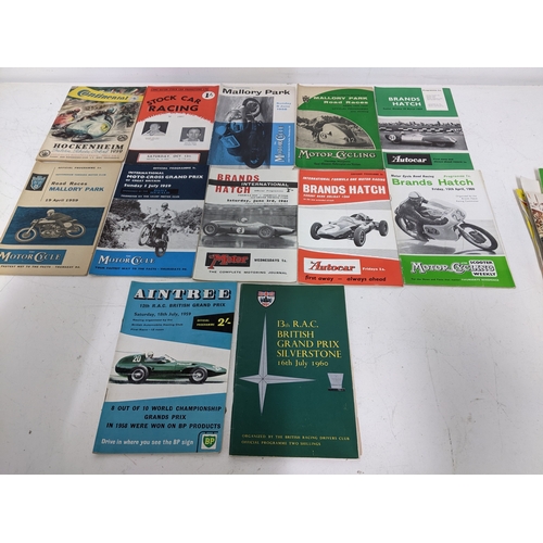 168 - A group of late 1950s and 1960s motor racing, motor cycling, music and jazz programmes, and others, ... 