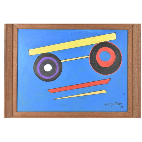 28 - Manner of Terry Frost (1915-2003) An abstract oil on board entitled 'Some Platres', signed and dated... 