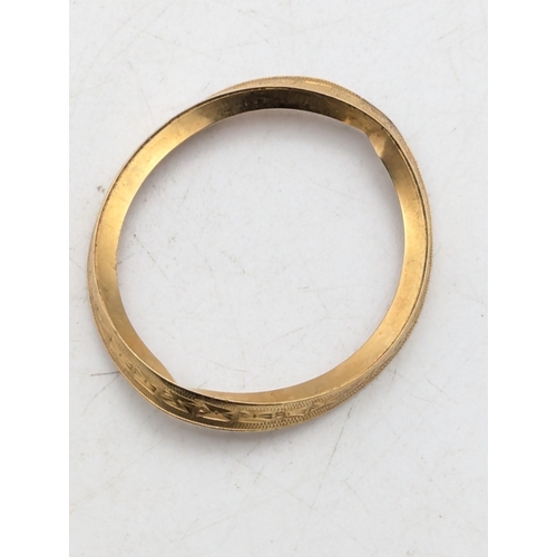 98 - Part of a yellow metal frame, tested as 18ct gold, 1g
Location:C6
If there is no condition report sh... 