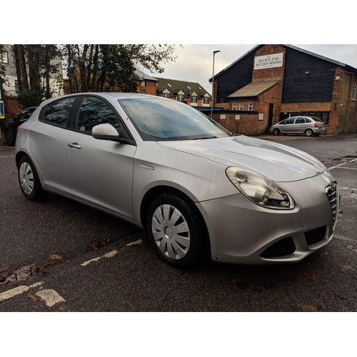 A 2011 Alfa Romeo Giulietta Turismo JTDM-2 1.6 diesel 5-door grey, cloth interior, reg. no RV11 AEU, MOT valid until 16 March 2026, 105814 miles, service history, two former owners, one key Location: CAR PARK
If there is no condition report shown, please request
car