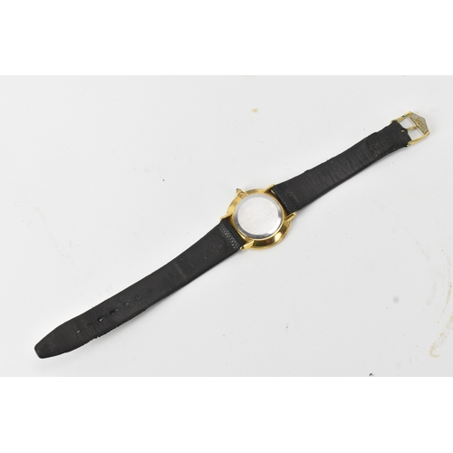 10 - An Omega De Ville, manual wind, gents, gold-plated wristwatch, circa 1970s, the champagne dial with ... 