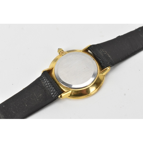 10 - An Omega De Ville, manual wind, gents, gold-plated wristwatch, circa 1970s, the champagne dial with ... 