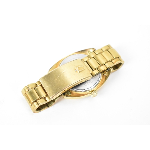 16 - A Bulova Accutron N4, electronic tuning fork, gents, gold-plated wristwatch, circa 1970s, the champa... 