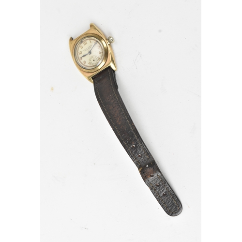 3 - A Rolex Oyster Chronometer, manual-wind, gents, 9ct gold wristwatch, circa 1935, the dial with Arabi... 