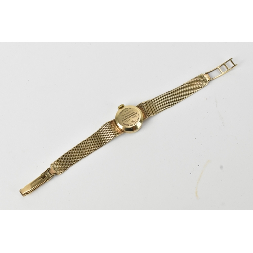 43 - A Longines, manual wind, ladies, 9ct yellow gold wristwatch, circa 1960s, the circular silvered dial... 