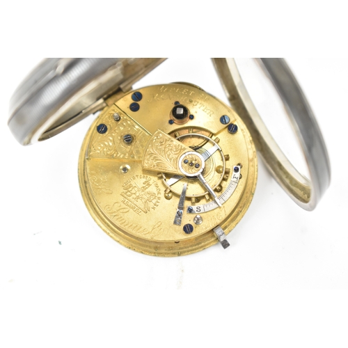 44 - Three late 19th/early 20th century silver open face pocket watches to include one hallmarked Chester... 