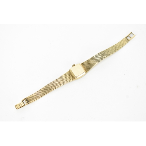 5 - A Rolex Precision, manual wind, ladies’, 9ct yellow gold wristwatch, the champagne dial with applied... 
