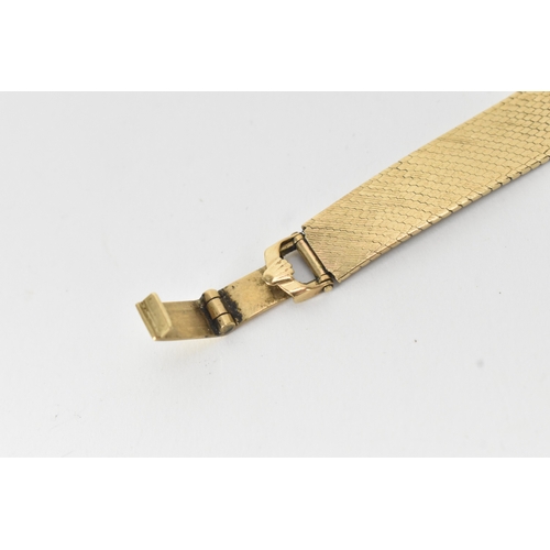5 - A Rolex Precision, manual wind, ladies’, 9ct yellow gold wristwatch, the champagne dial with applied... 