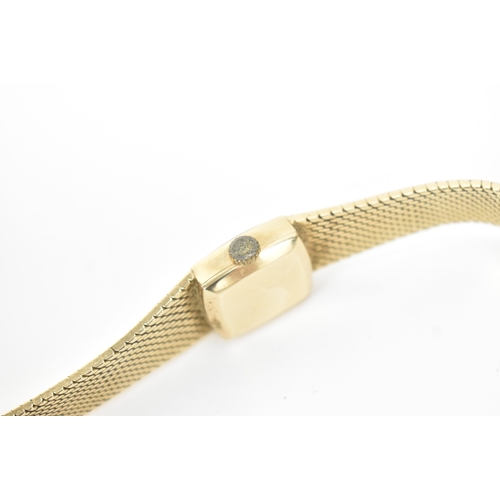 5 - A Rolex Precision, manual wind, ladies’, 9ct yellow gold wristwatch, the champagne dial with applied... 