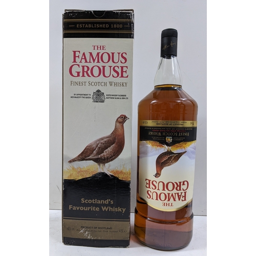 A 4.5 litre bottle of The Famous Grouse Finest Scotch Whisky, in ...