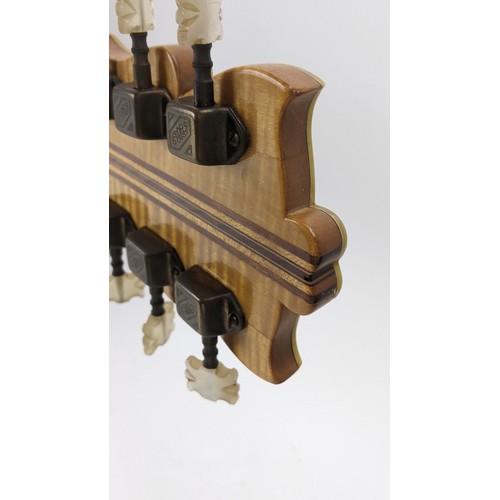 147 - A vintage Golden Hofner guitar, thin model, made in Germany, model No1 from Bert Weedon's collection... 