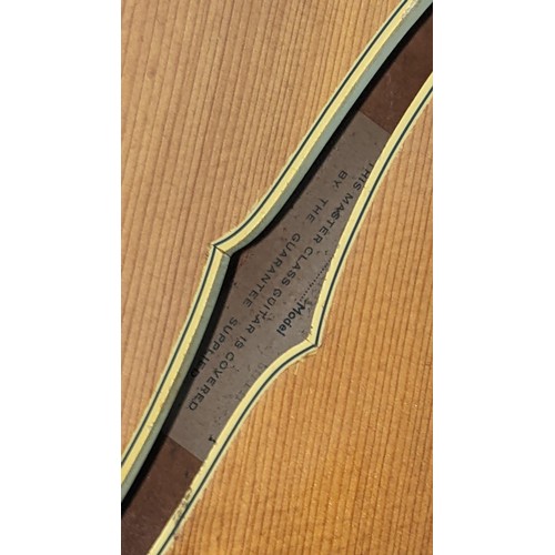 147 - A vintage Golden Hofner guitar, thin model, made in Germany, model No1 from Bert Weedon's collection... 