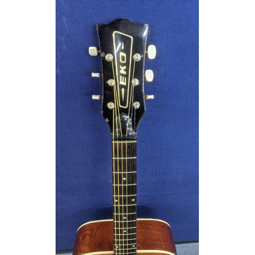 Eko Ranger VI six string guitar, gold foil label anniversary, made in ...