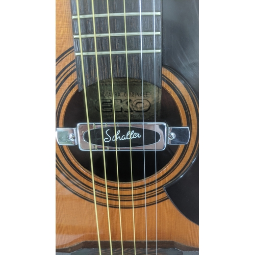 Eko Ranger VI six string guitar, gold foil label anniversary, made in ...