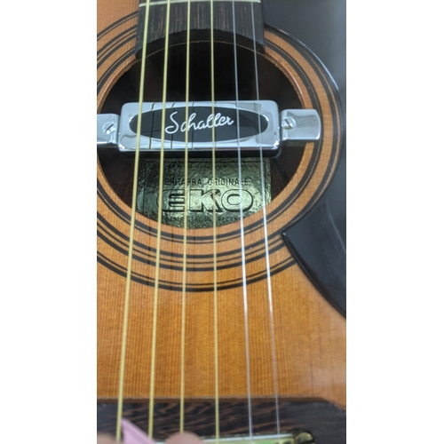 Eko Ranger VI six string guitar, gold foil label anniversary, made in ...