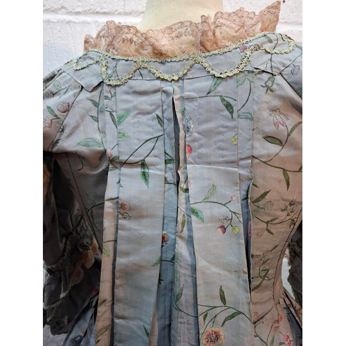 31 - A vintage theatrical costume in the 19th Century style, mostly hand sewn with later machine sewn ada... 