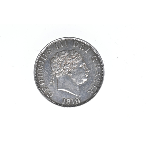 11 - United Kingdom - George III (1760-1820), 1819 Silver Halfcrown.

Obv; GEORGIUS III DEI GRATIA, Secon... 