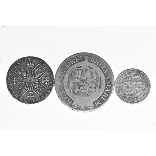 6 - Kingdom of Great Britain/ United Kingdom - George III (1760-1820), Silver 1817 'Bull Head' Halfcrown... 