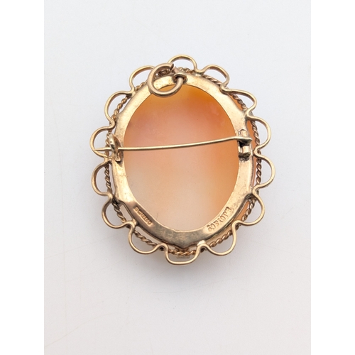 37 - A Cameo brooch mounted in a 9ct yellow gold frame
Location:C2
If there is no condition report shown,... 