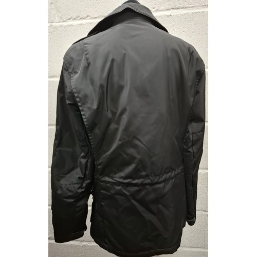 37 - Ralph Lauren- A black Waterproof Black Label Cargo Escape jacket having a double opening with detach... 