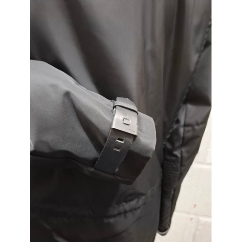 37 - Ralph Lauren- A black Waterproof Black Label Cargo Escape jacket having a double opening with detach... 