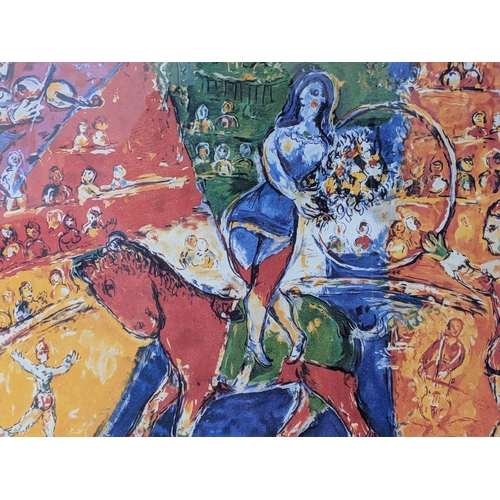 26 - Marc Chagall (1887–1985), a limited edition lithograph, no. 11/500, titled “Circus, Horse & Rider”, ... 