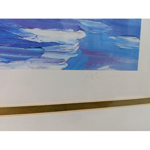 28 - Adam, a limited edition lithograph, no. 109/140, titled “La Playa Arenosa”, bearing an indistinct si... 