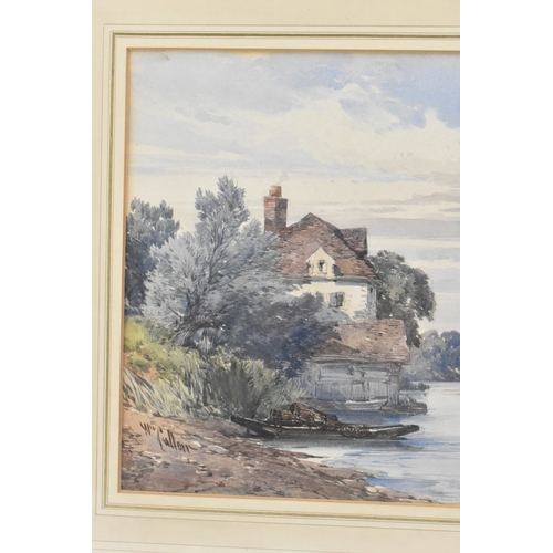 173 - William Callow RWS (1812-1908) A watercolour depicting a riverside view, signed to the lower left co... 