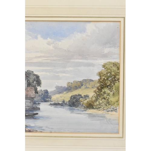 173 - William Callow RWS (1812-1908) A watercolour depicting a riverside view, signed to the lower left co... 