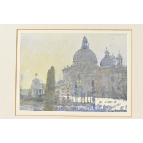 20 - Ken Howard, R.A. (1932-2022) A watercolour entitled 'The Salute, 10th April, 1990', signed to the lo... 