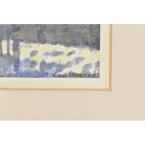 20 - Ken Howard, R.A. (1932-2022) A watercolour entitled 'The Salute, 10th April, 1990', signed to the lo... 