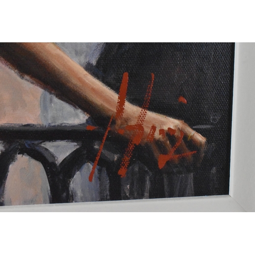 23 - Fabian Perez – ‘Balcony at Buenos Aires VI’, artist proof print 20/20 hand embellished giclée canvas... 