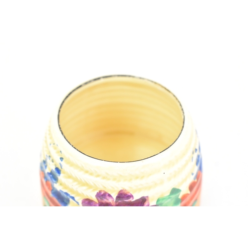 44 - An early twentieth century Newport Pottery Clarice Cliff 'Gay Day' pattern lidded honey pot, with ha... 