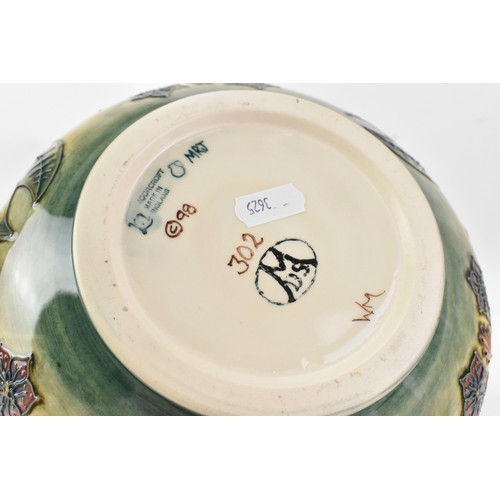 171 - A Moorcroft pottery vase, in the 'Tahiti' pattern designed by Nicholas Slaney, of squat form, marks ... 