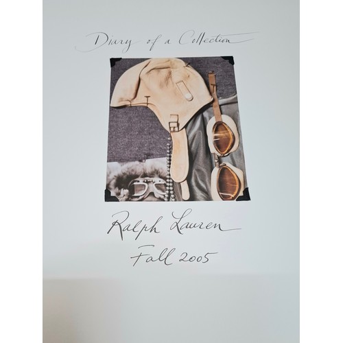 Ralph Lauren, a book entitled 'Diary of a Collection 2005