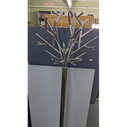 19 - A contemporary Clara coat stand in chrome by Ligne Roset 173cm h Location: LAB
If there is no condit... 
