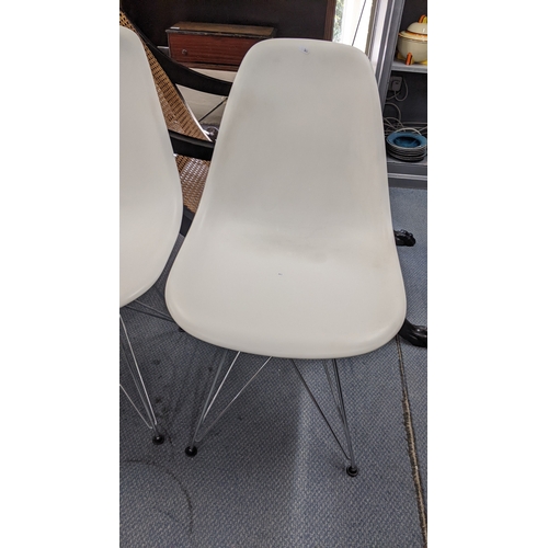 25 - A set of four Vitra DSR chairs design by Charles and Ray Eames Location: LAB
If there is no conditio... 