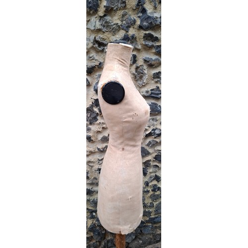 14 - A 1950's Natform canvas covered tailor's dummy A/F on a later stand A/F. Location: 1-4
If there is n... 
