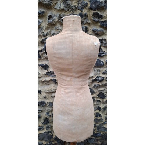 14 - A 1950's Natform canvas covered tailor's dummy A/F on a later stand A/F. Location: 1-4
If there is n... 