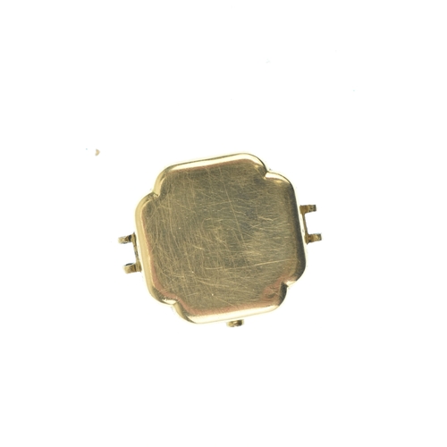 24 - An early 20th century Rolex, manual wind, ladies, 18ct gold wristwatch, the dial having Arabic numer... 