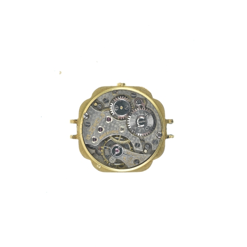 24 - An early 20th century Rolex, manual wind, ladies, 18ct gold wristwatch, the dial having Arabic numer... 
