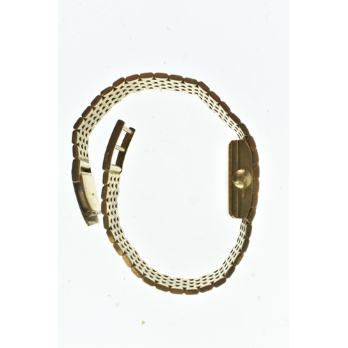 27 - A Girard-Perregaux retailed by Garrard, manual wind, ladies 9ct gold wristwatch, the dial with appli... 