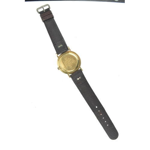 29 - A Cortebert, manual wind, gents, 9ct gold wristwatch, circa 1960s, the dial having baton markers and... 