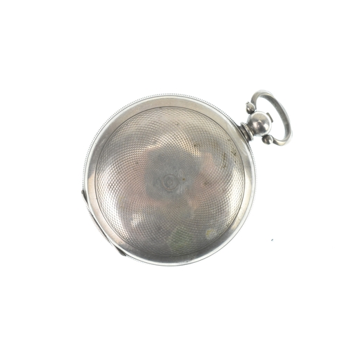 46 - A 19th century Swiss Billodes silver hunter-cased  full hunter pocket watch, made for the Turkish ma... 