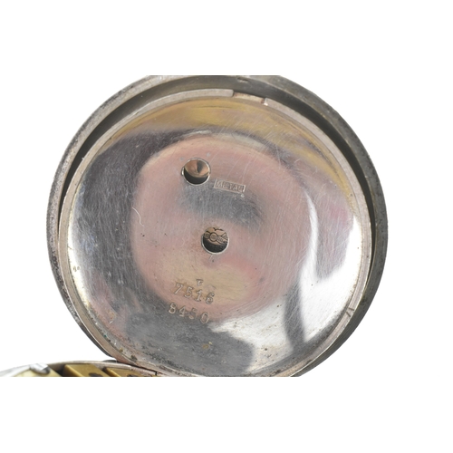 46 - A 19th century Swiss Billodes silver hunter-cased  full hunter pocket watch, made for the Turkish ma... 
