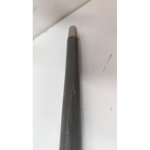 24 - A silver topped and caned swagger stick 93cm long Location: LAF
If there is no condition report show... 
