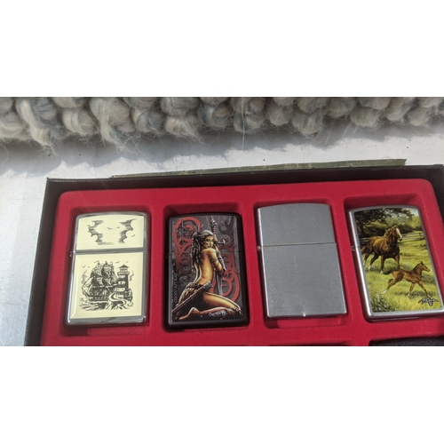 33 - A collection of 20 themed Zippo and Zippo style lighters to include two Jack Daniel's examples, four... 