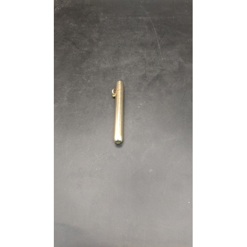 8 - A 9ct gold cased vintage S Morgan & Co propelling pencil weighing a total of 17.7g
Location:C1
If th... 